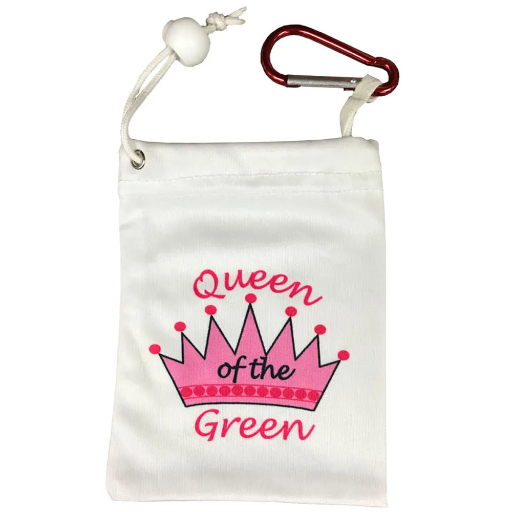 Queen Of The Green Golf Tee Bag