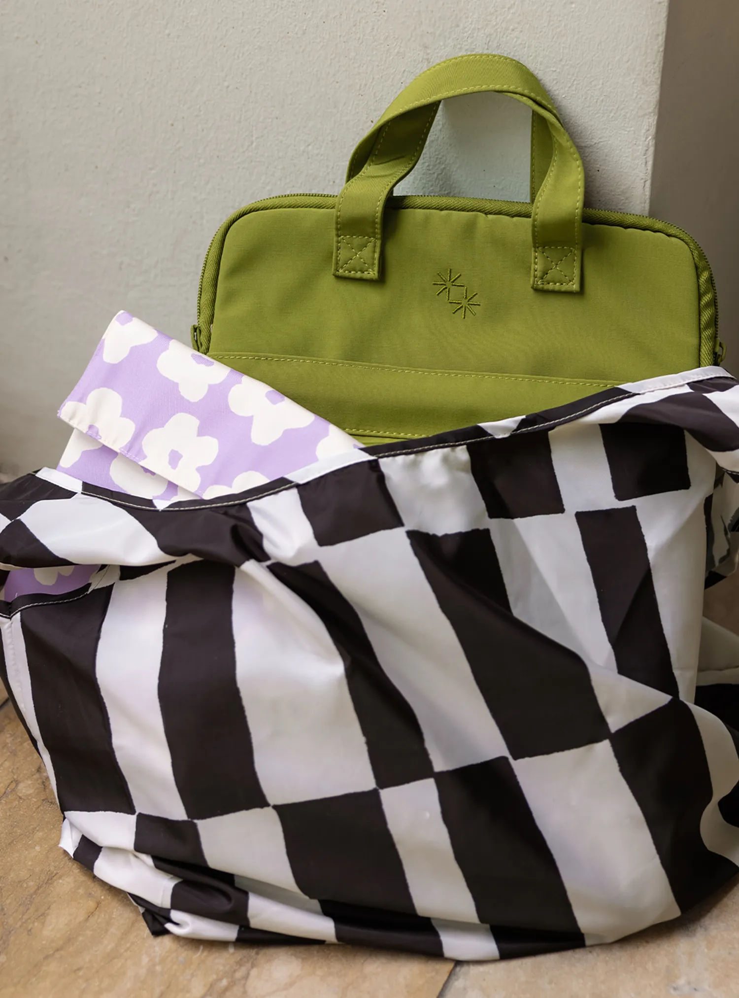 Reusable Bag (Monochrome Tile)