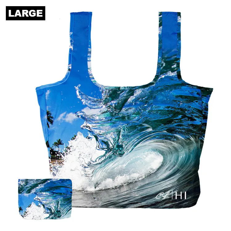 Reusable Tote Bags: Sky Blue