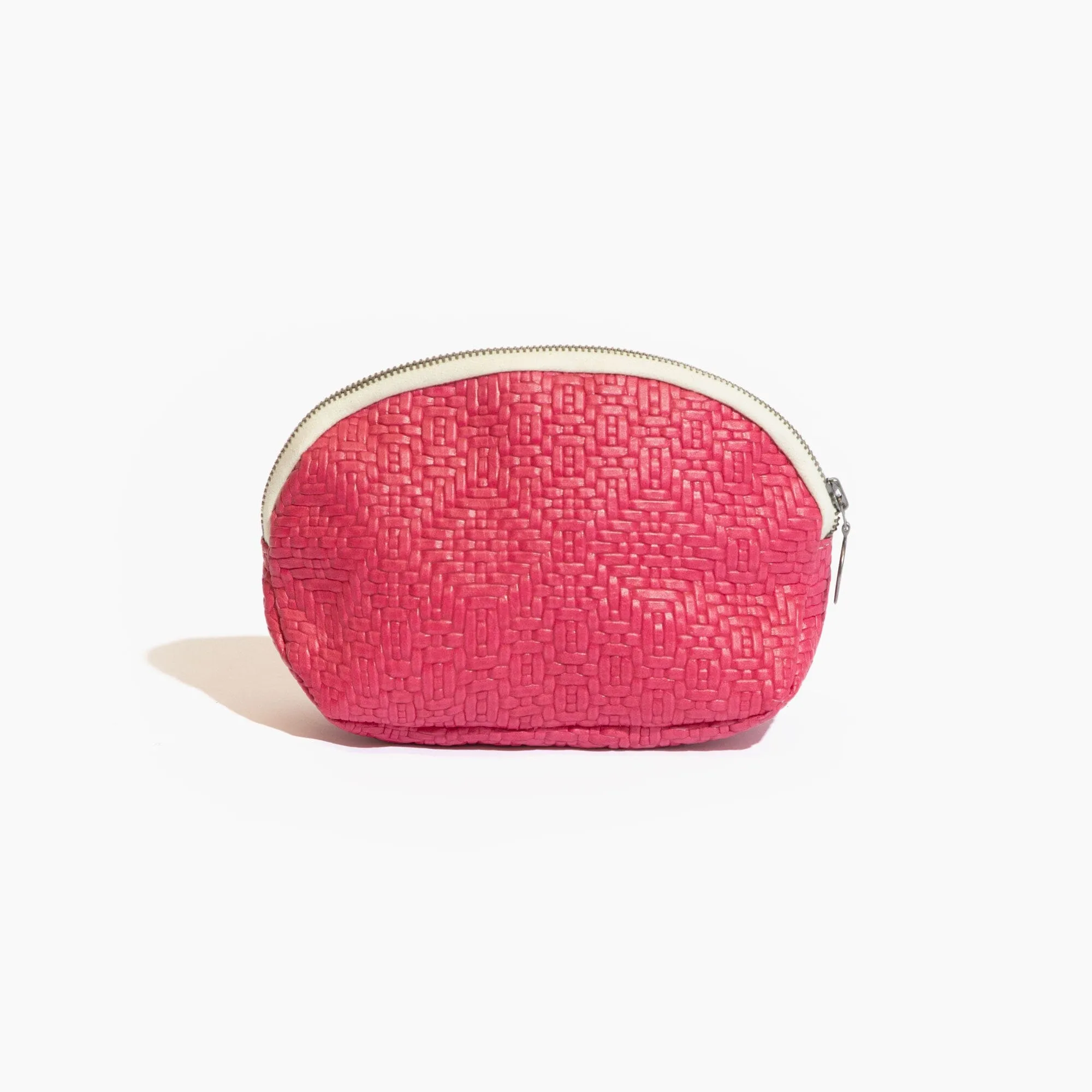 Rose Weave Cosmetic Pouch