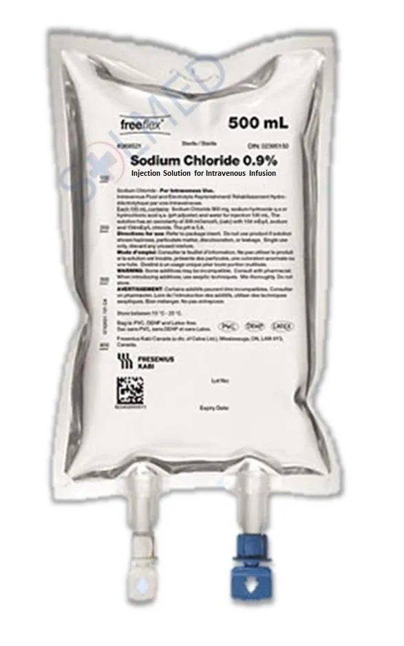 SALINE SODIUM CHLORIDE 500ml FREEFLEX BAG x 1