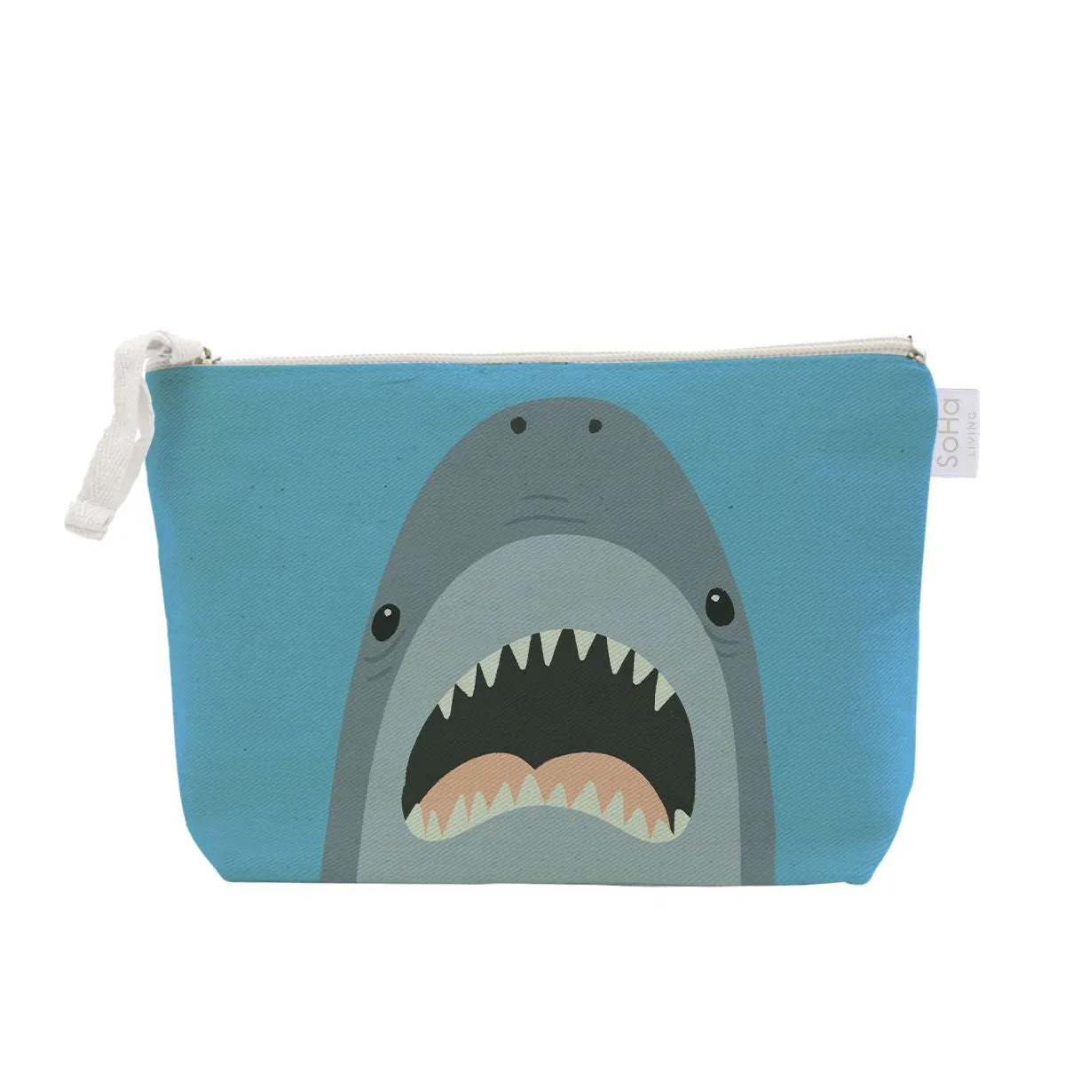 Shark Cosmetic Bag, Large