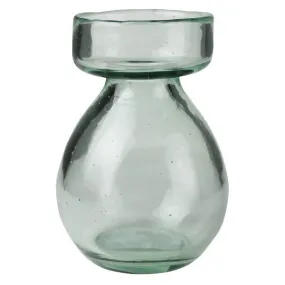 Short Recycled Glass Bulb Vase