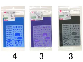 Single-Sided Color Clear Plastic Seal Bag - 10pcs - 6.29in X 4.33in - 16cm X 11cm B -