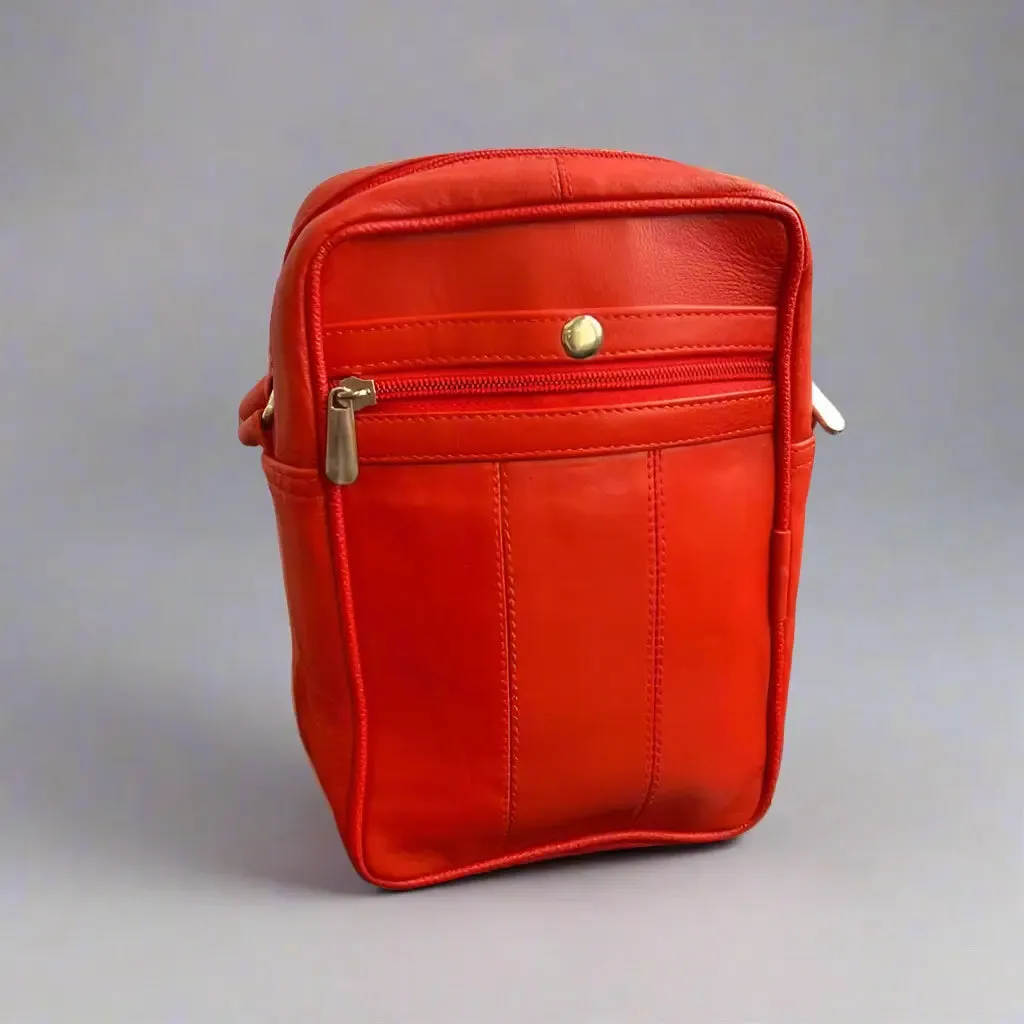 Small Messenger Bag with a Front Compartment