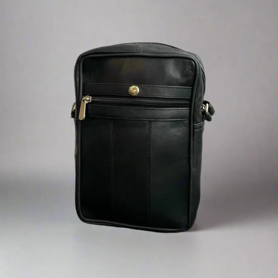 Small Messenger Bag with a Front Compartment