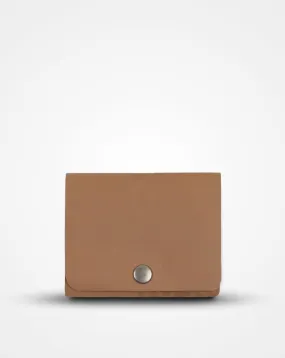 SMOOTH BEIGE NATIVE BATUA - SLIM LEATHER WALLET