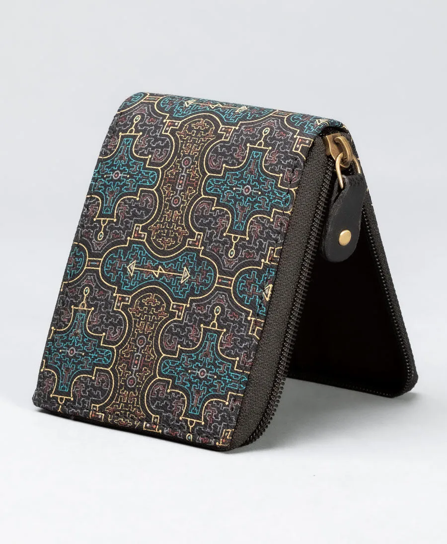 SOL Seed of Life - "Shipibo" Zip Wallet