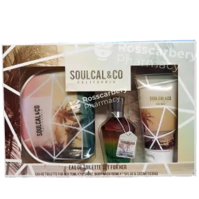 Soulcal & Co California 3 piece Eau De Toilette Set For Her