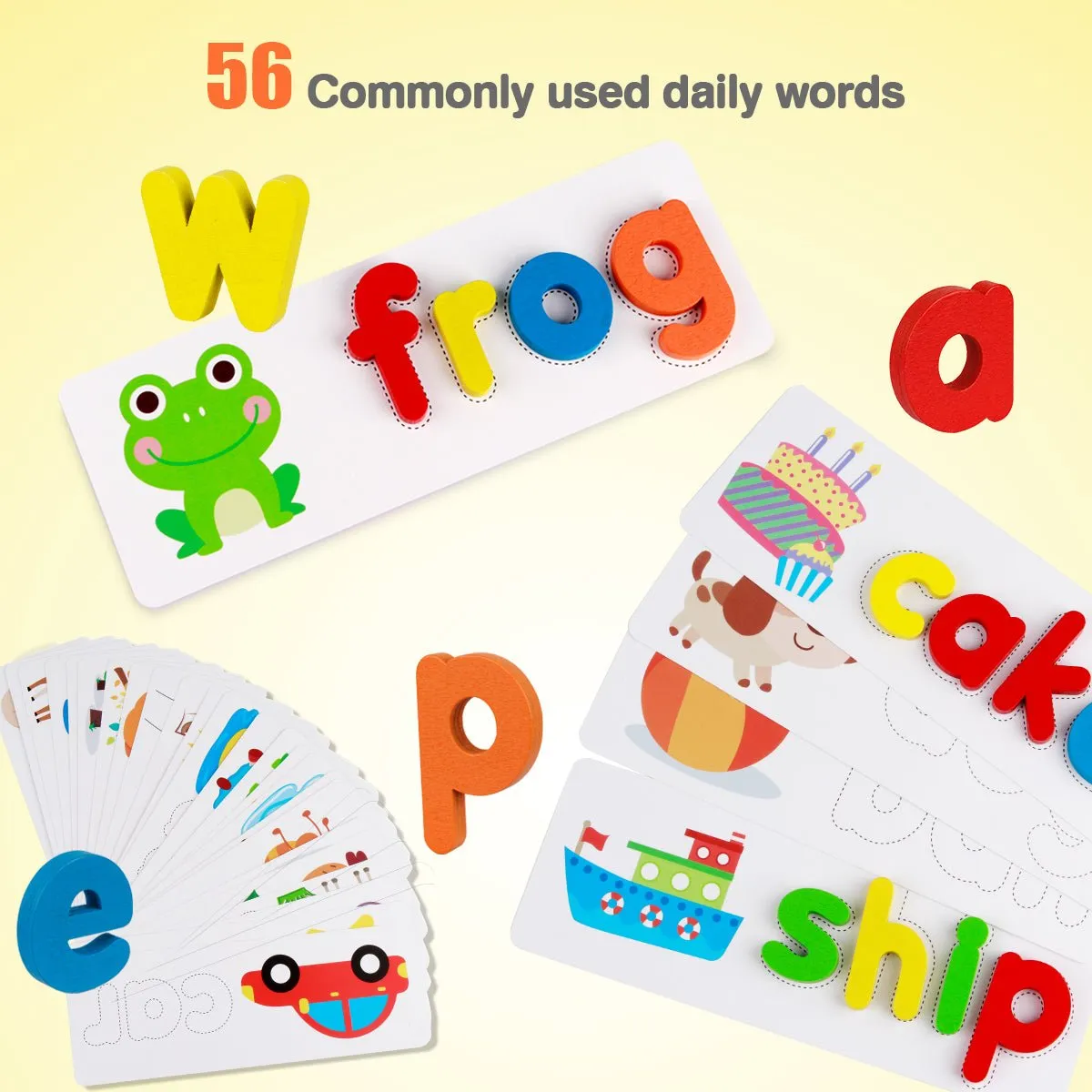 Spelling Learning Toy Wooden ABC