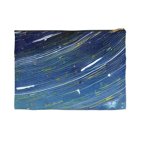 Starry Night Cosmetic Bag - Blue & Yellow