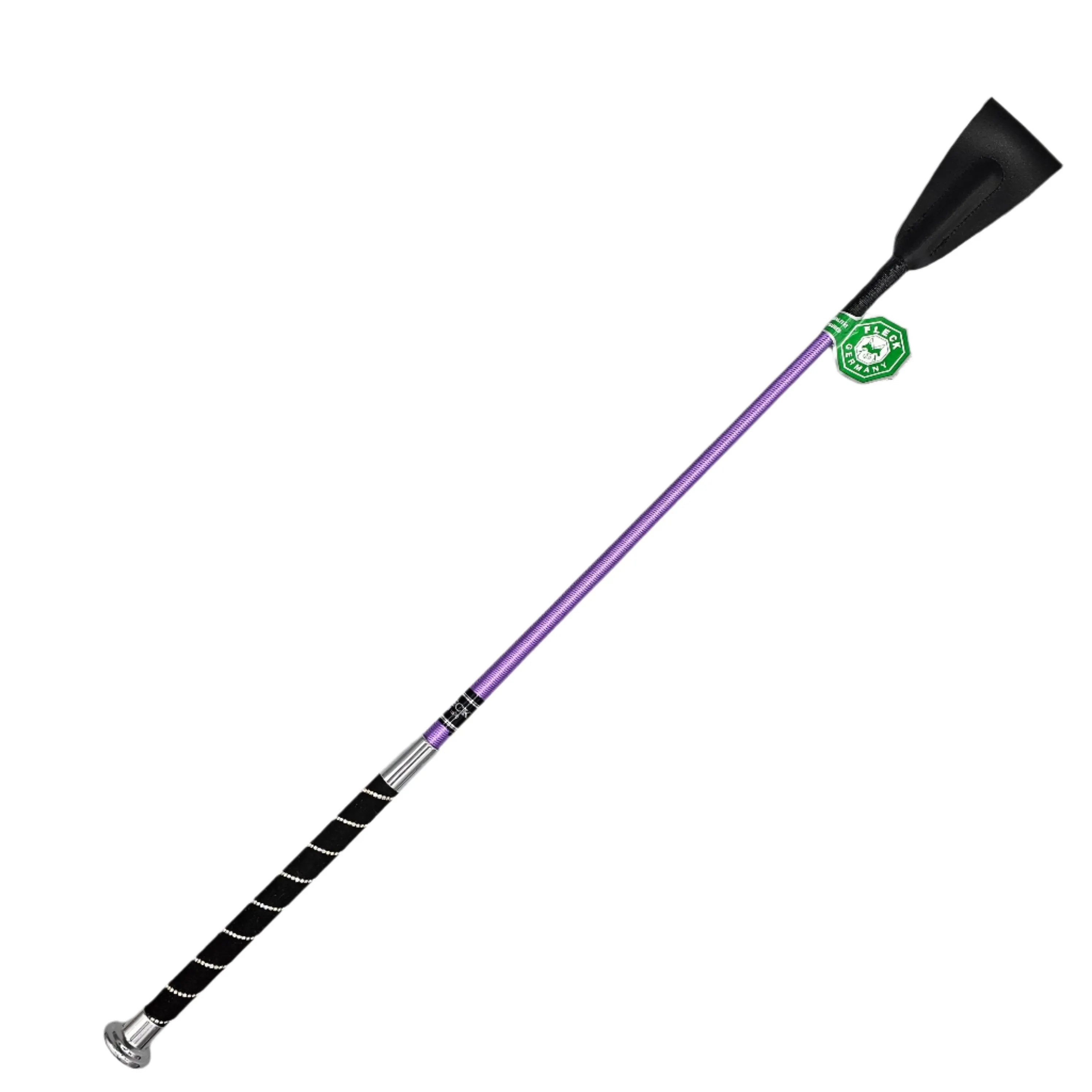 Swarovski and Nubuck handled Riding Crop