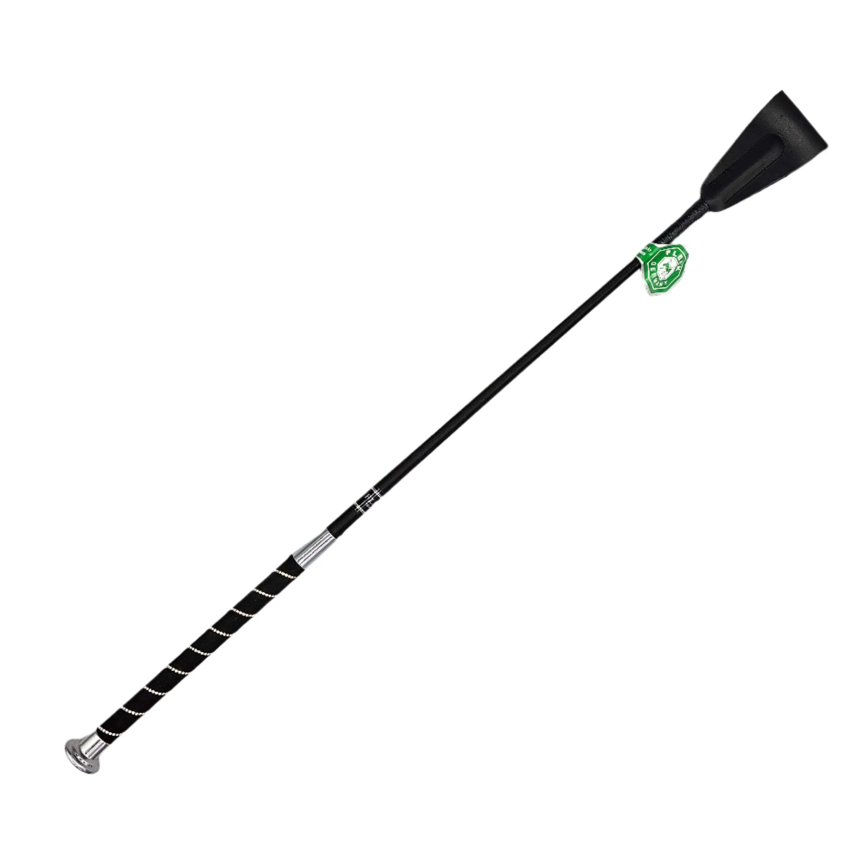 Swarovski and Nubuck handled Riding Crop