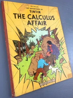 The Calculus Affair - Methuen 1960 1st UK Edition HB Rare Tintin book Herge EO