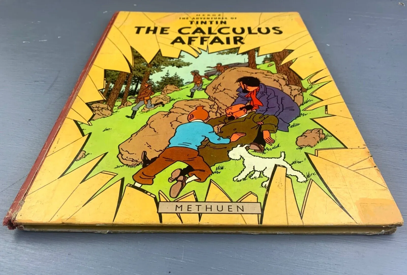 The Calculus Affair - Methuen 1960 1st UK Edition HB Rare Tintin book Herge EO