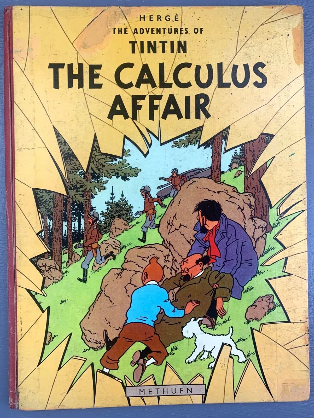 The Calculus Affair - Methuen 1960 1st UK Edition HB Rare Tintin book Herge EO