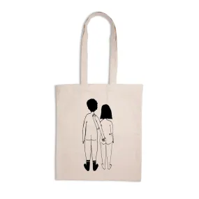 Tote Bag - Naked Couple Back