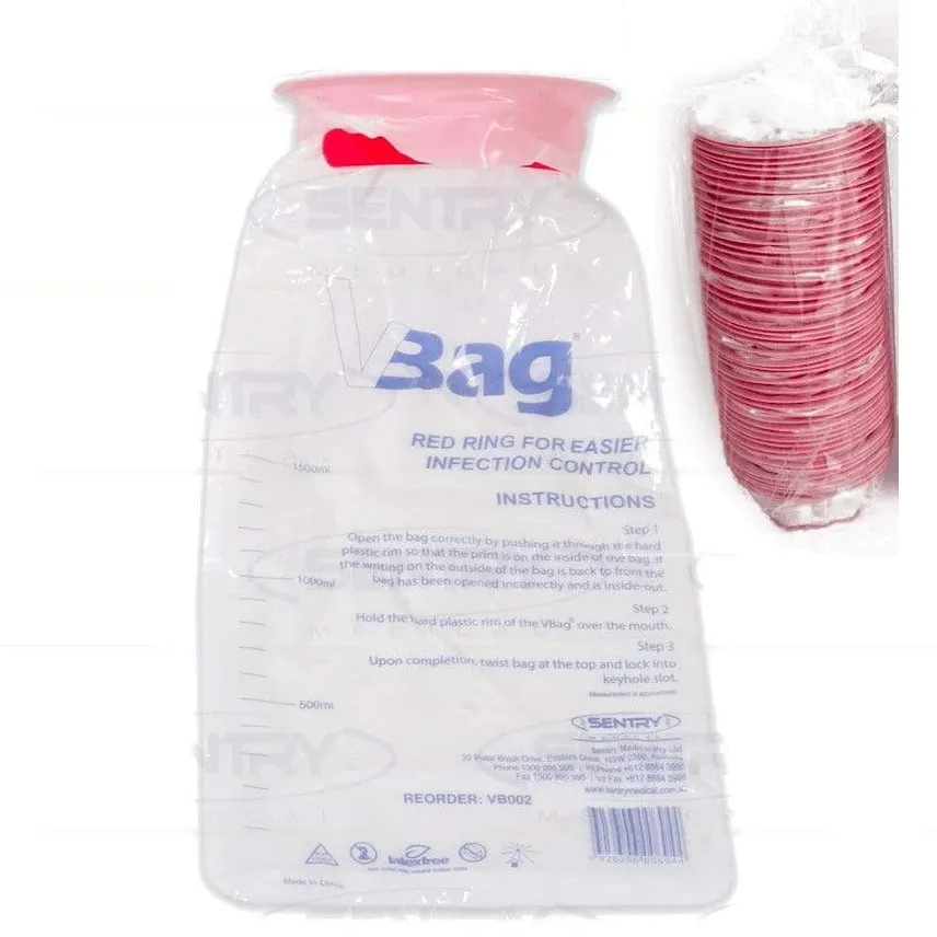 Trafalgar Sentry Medical Vomit Bags Pack 50