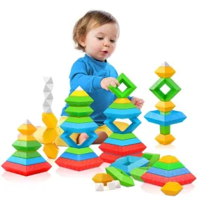 Tri-Stack Pyramid Blocks