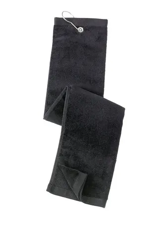 TW50 Port Authority® Grommeted Tri-Fold Golf Towel