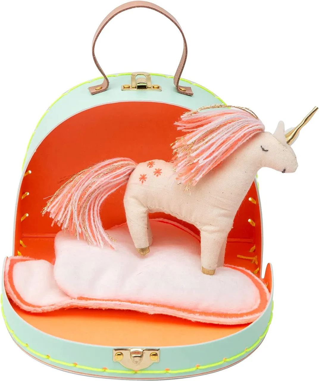 Unicorn Mini Suitcase Doll