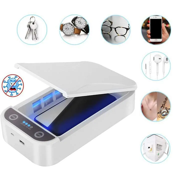 UV Light Sanitizer Box for Smartphones and More