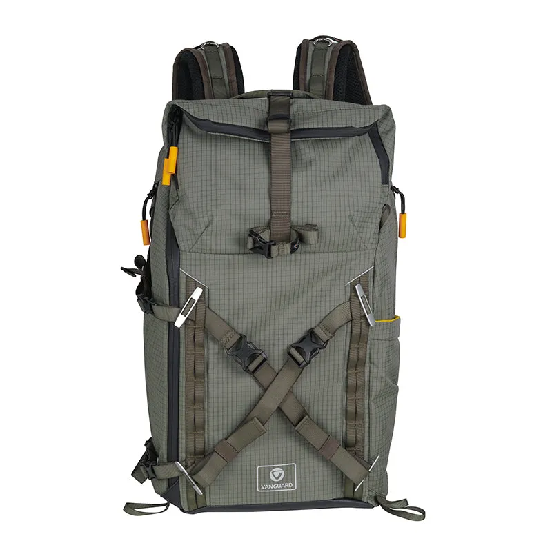 VEO Active 53 Khaki-Green Camera Backpack w/ USB Charger Connection