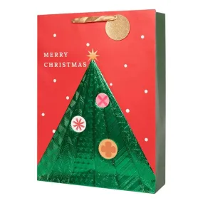 X Large Christmas Tree Gift Bag - 33cm x 45.7cm x 10.2cm